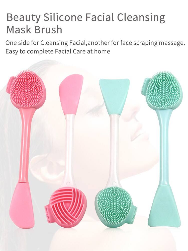 2 Molded Silicone Facial Cleaning Mask Brushes manufacture