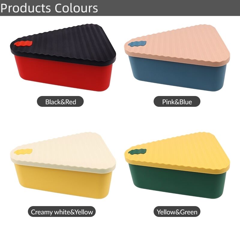 Unbreakable Silicone Pizza Box Food Storage Container with Lid supplier