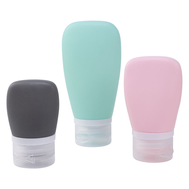 Silicone Reusable Lotion Travel Size Squeeze Bottle 30ml 60ml 90ml details