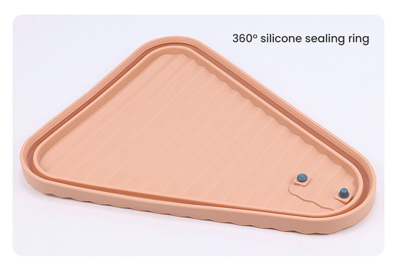 BPA Free Reusable Foldable Silicone Food Container Pizza Slice Box manufacture