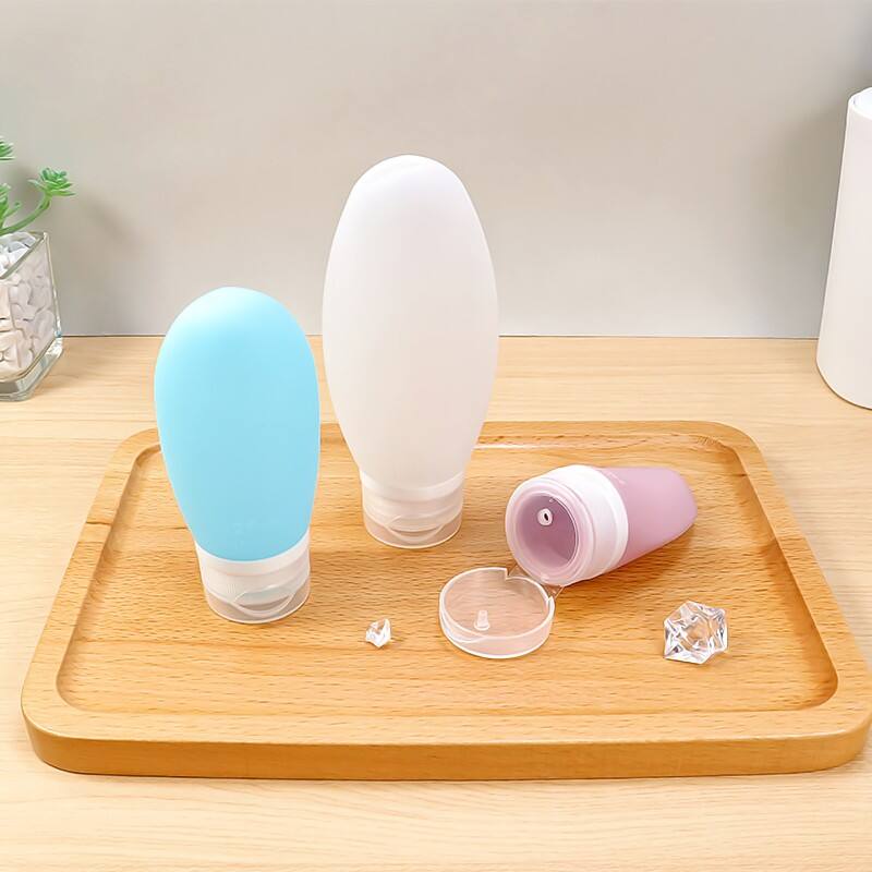 30ml 60ml 90ml Leakproof Empty Shampoo Silicone Bottle for Travel  factory