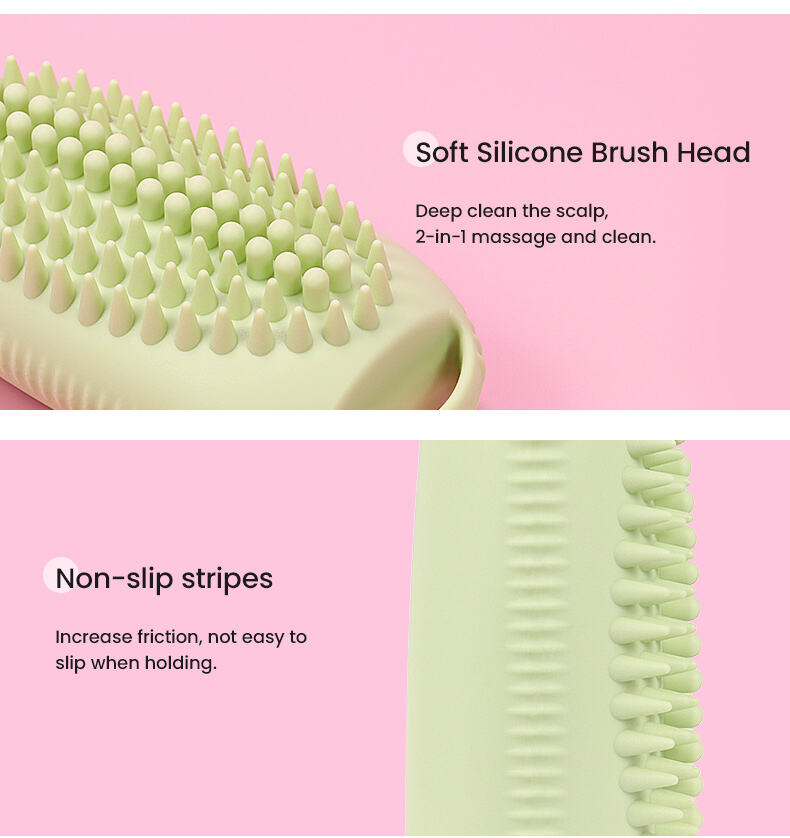 100ML Reusable Silicone Bottles with Clean Hair Brush For Travel supplier