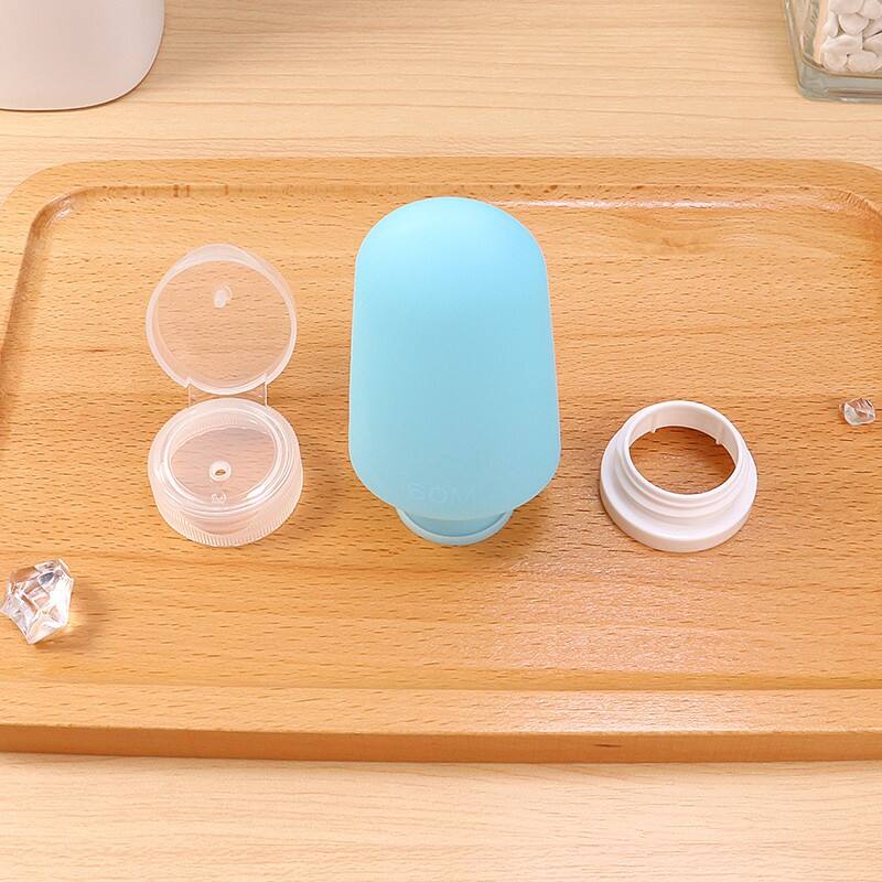 Reusable Empty Shampoo Silicone Travel Size Bottle 30ml 60ml 90ml factory