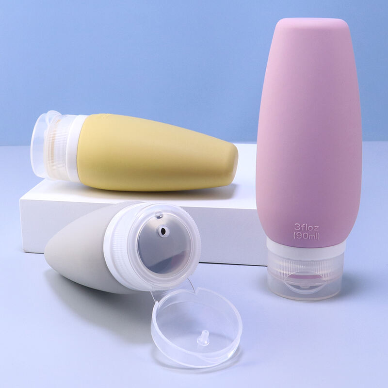 Easy To Carry Reusable Squeeze Silicone Travel Size Toiletries Bottle supplier