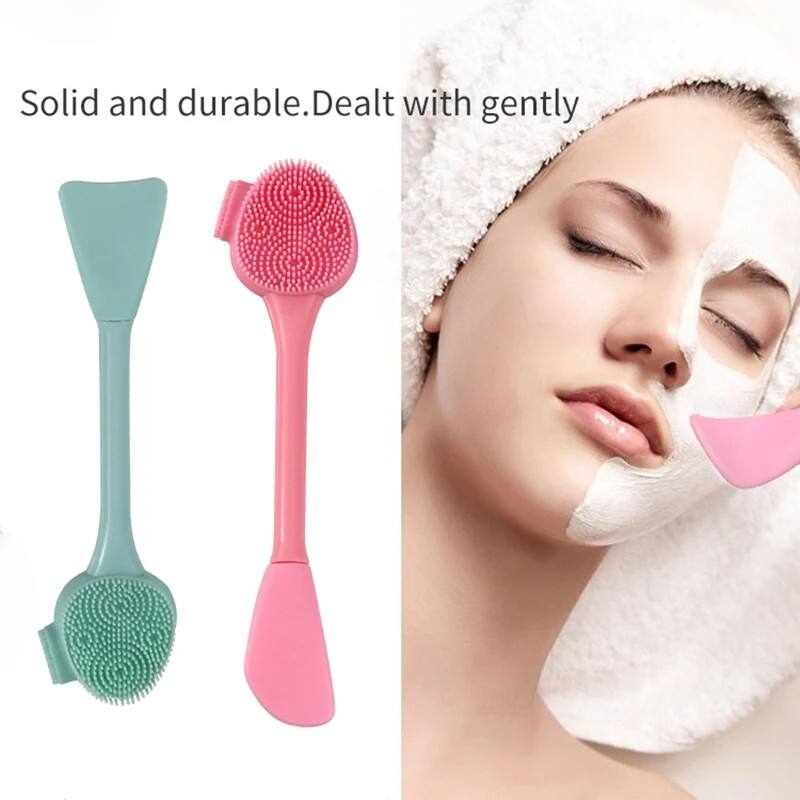 2 Molded Silicone Facial Cleaning Mask Brushes details