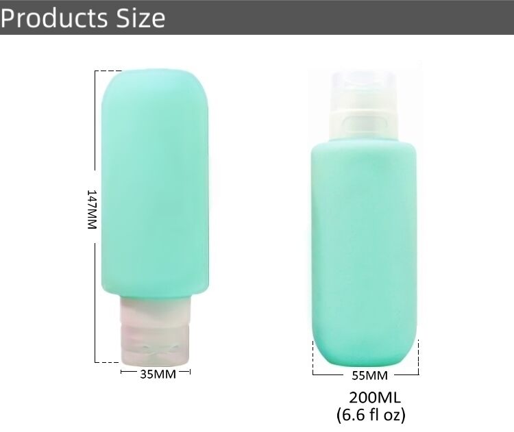 200ml Soft Silicone Shampoo Travel Bottles And Containers details