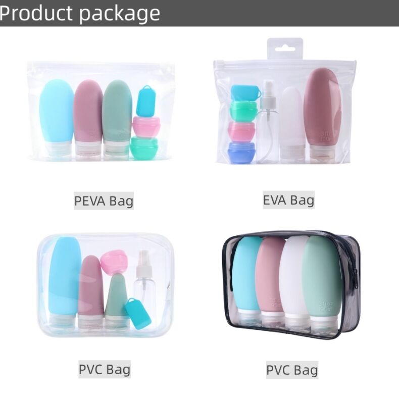 30ml 60ml 90ml Leakproof Empty Shampoo Silicone Bottle for Travel  details