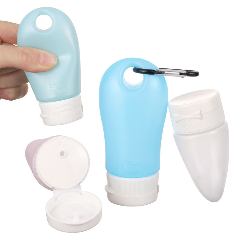 Leakproof PE Plastic Squeeze Hand Sanitizer Empty Travel Bottles