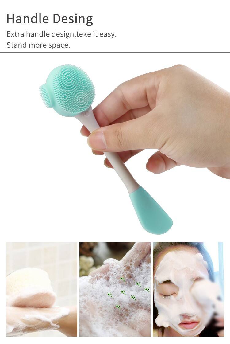 2 Molded Silicone Facial Cleaning Mask Brushes manufacture