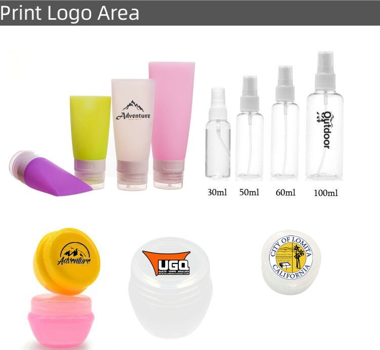 Colorful Silicone Leakproof Squeeze Bottle Set for Travel supplier