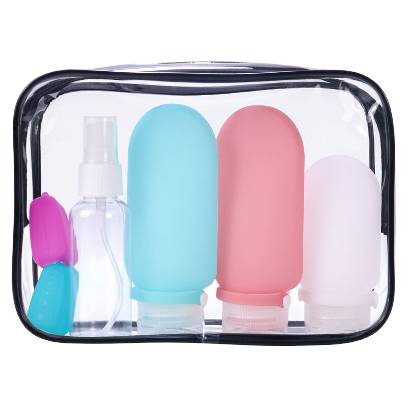 60ml 90ml Reusable Leakproof Squeeze Silicone Travel Bottle Set