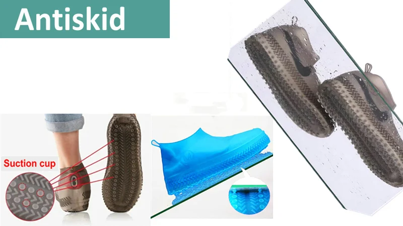 Reusable Eco Friendly Non Slip Waterproof Shoe Cover manufacture