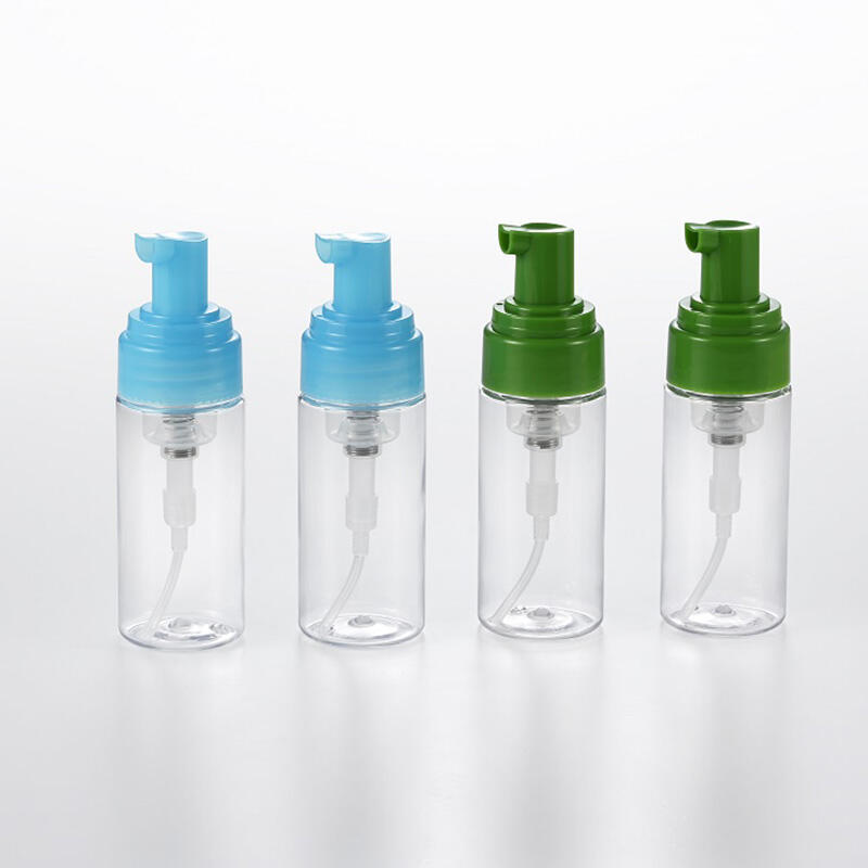 Hot Sale Plastic Empty Cosmetic Cleanser 60ml Hand Sanitizer PET Foam Dispenser Bottle