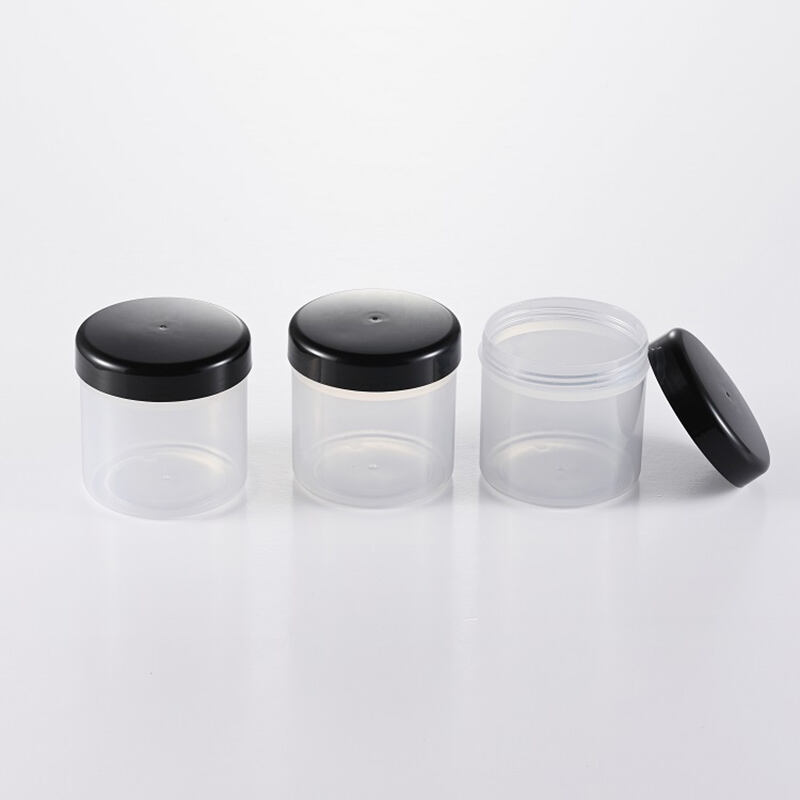 Hot Selling Cosmetic Packaging 160ml PP Plastic Jar for Shaving Cream Cosmetic Container Cream Jars