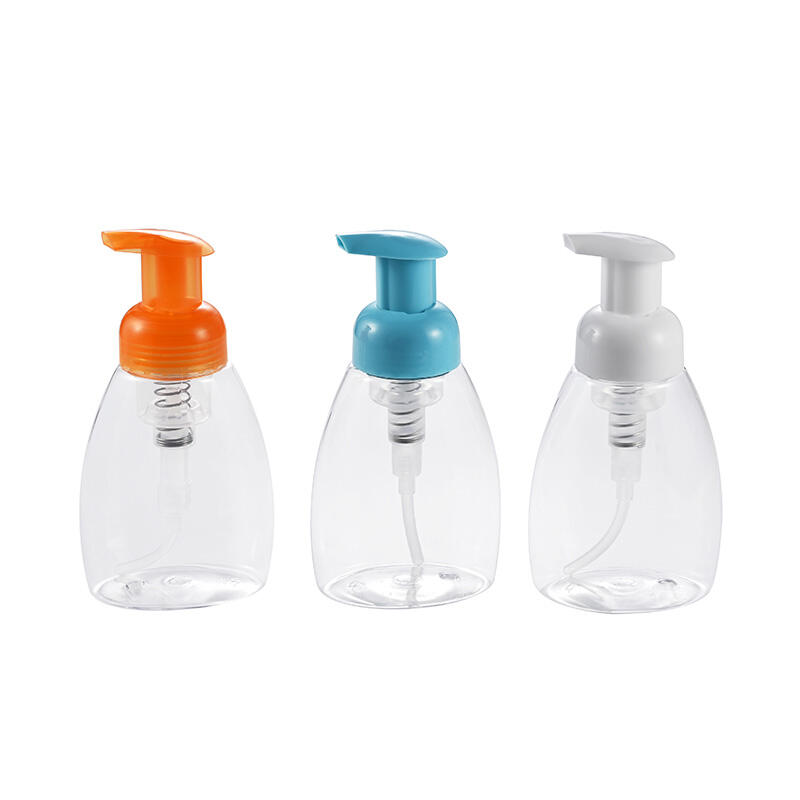 250ml 600ml qo'l yuvish shishasi purkagichi Plastik PP suyuq sovunli dispenser ko'pikli nasos