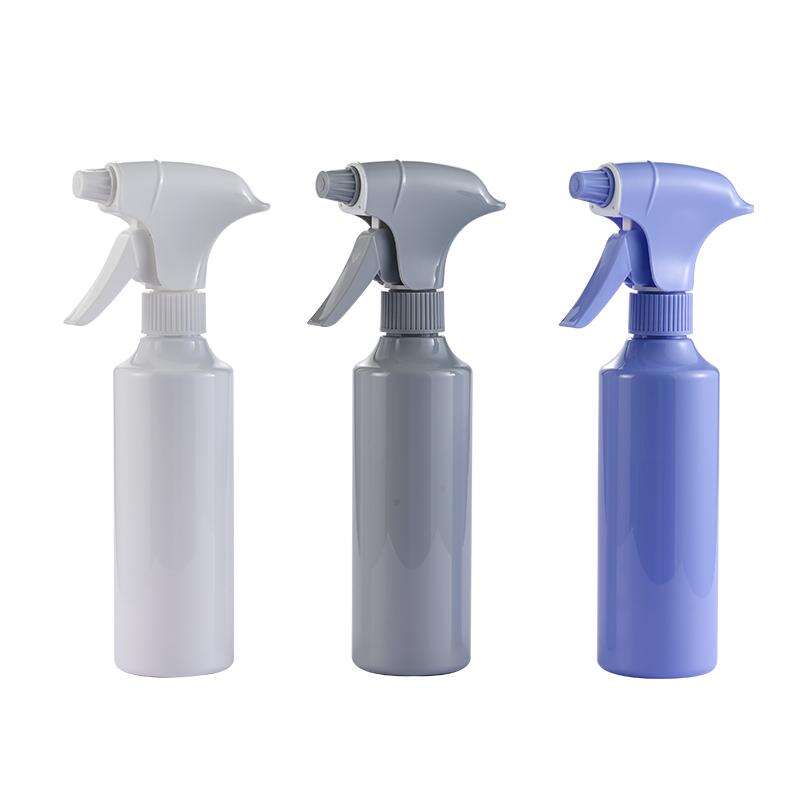 350ML plastic water spray hair continuous mist spray bottle trigger sprayer