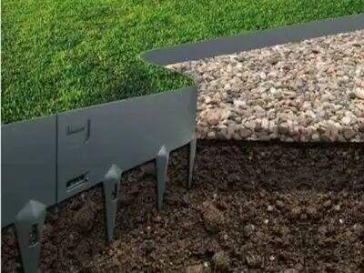 Como Instalar Bordas de Paisagismo em Metal Verde