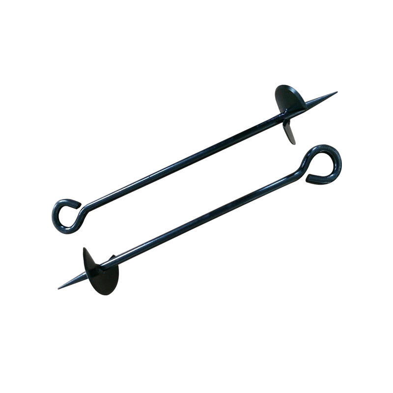 Galvanized screw pole anchor for buildings supplier