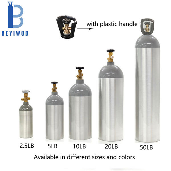 What are the benefits of using a 50 lb CO2 tank for commercial purposes