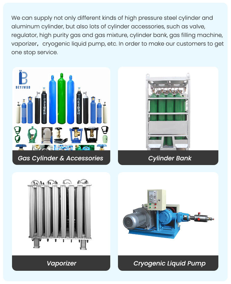 High Pressure Stainless Steel Gas Cylinder Nitrogen Helium Co2 Manifold factory