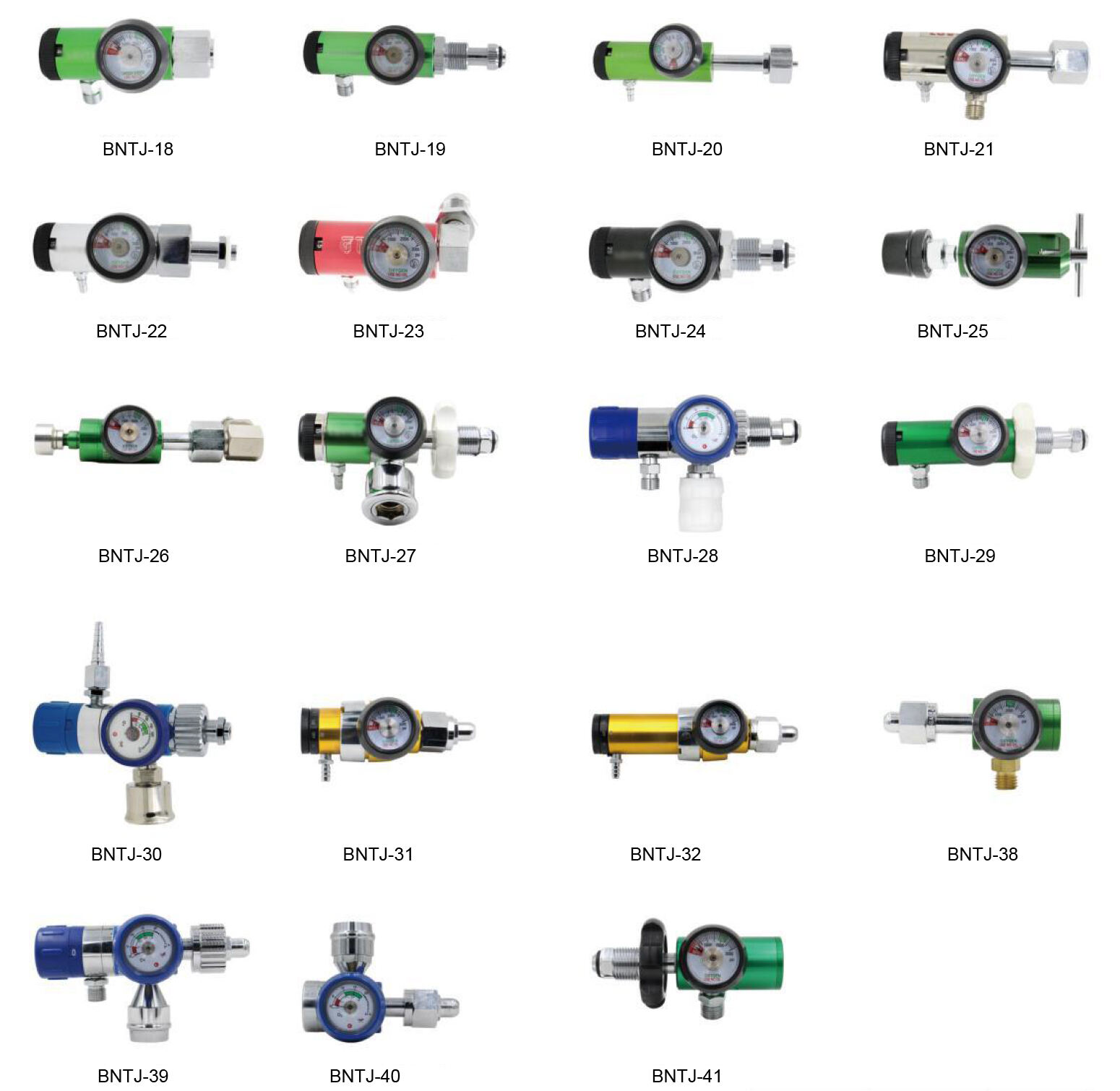 Regulator Indeks Pin Tipe Yoke Inhalator Oksigen Medis dengan Stopkontak Diss/Barb/Koneksi CV untuk Pemasok Katup CGA870 CGA540