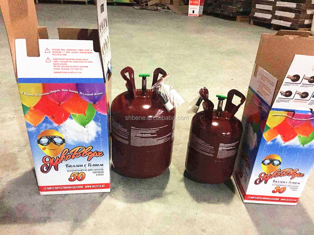 CE DOT KGS GB 20lb 30lb 50lb 70lb 100lb 5L 7L 13L 22L Tabung Gas Helium Sekali Pakai untuk Menggembungkan Pabrik Balon Helium