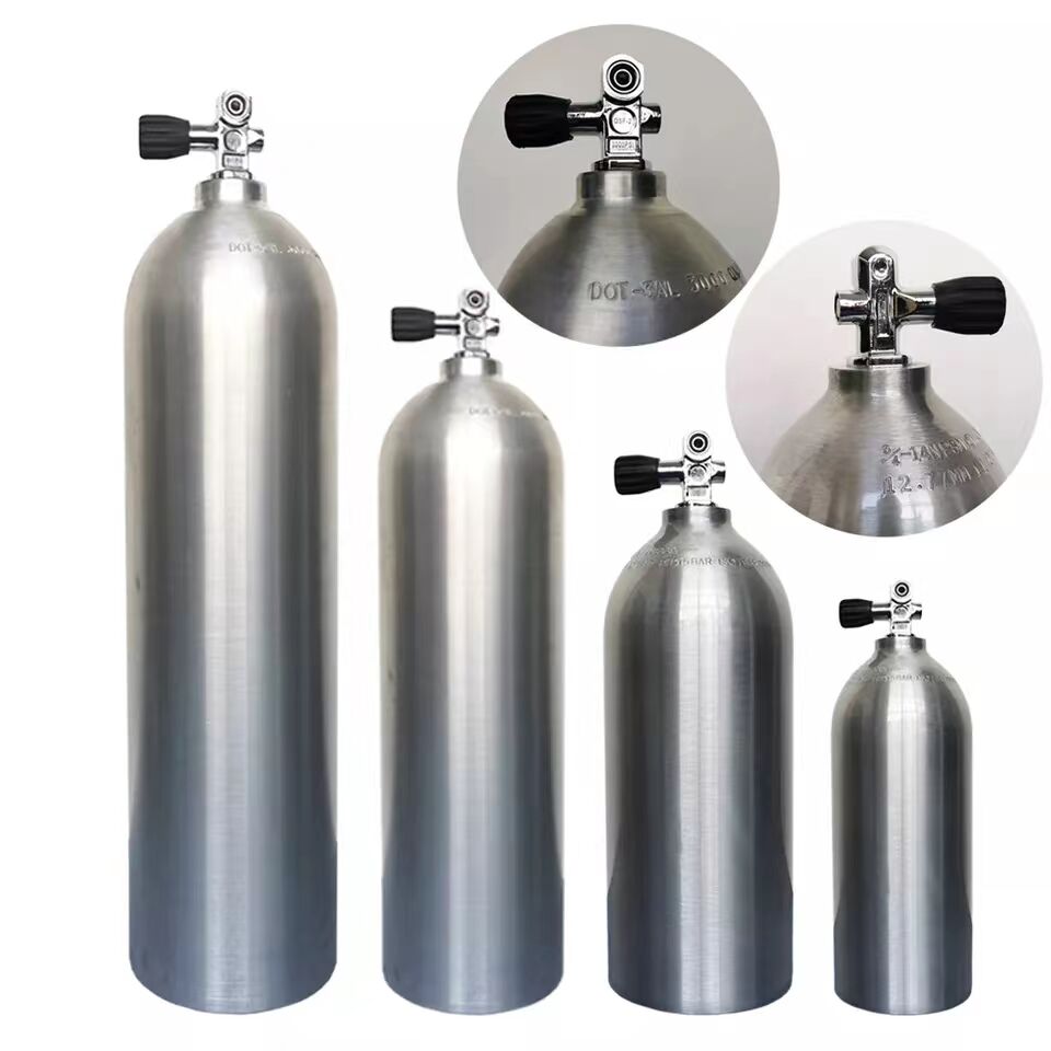 USA Canada standard 5LB 20LB Carbon Dioxide 9KG CO2 Bottle 13.4L Aluminum co2 cylinder for aquarium beverage fire extinguish factory