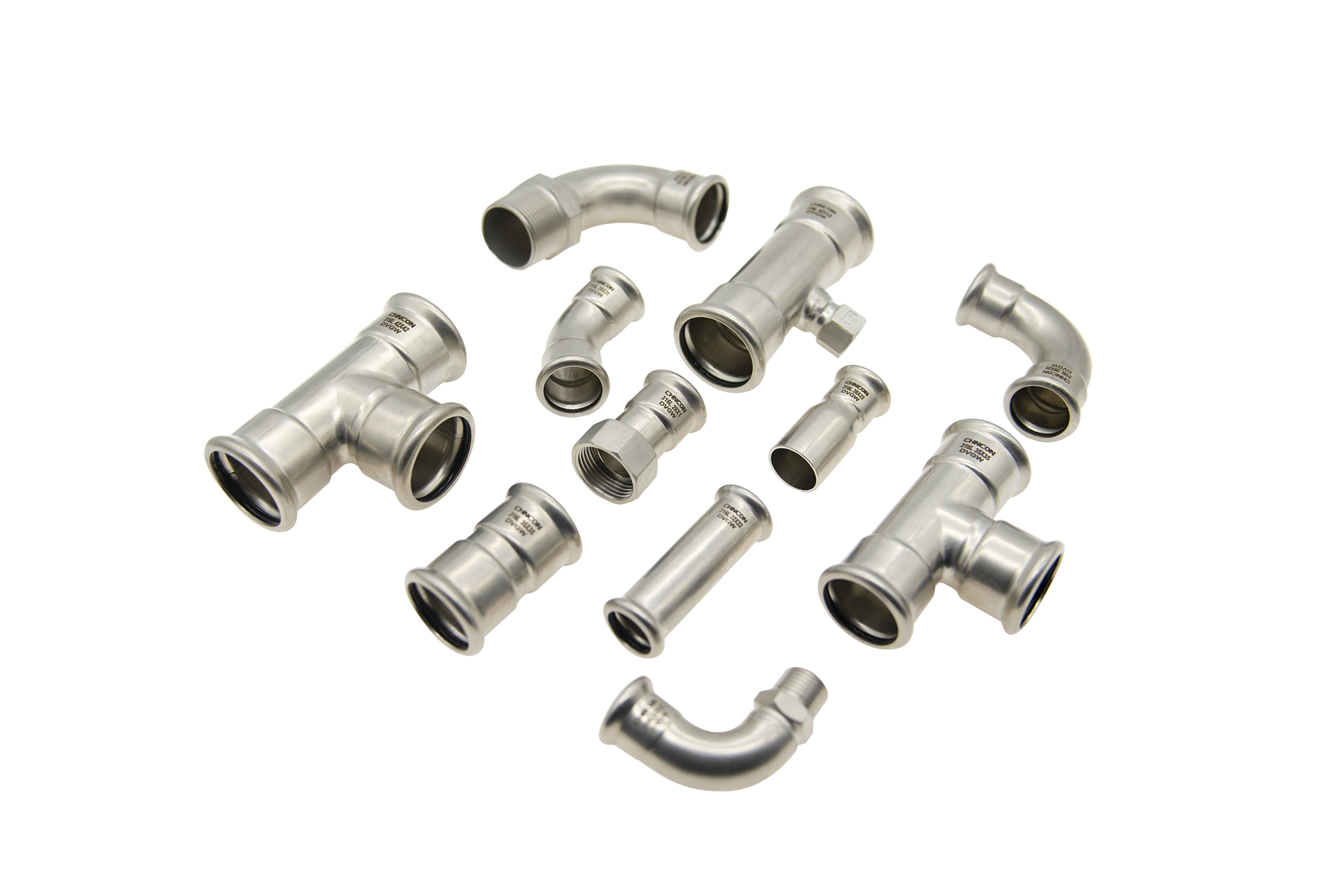 galvanized steel pipe fittings  EN 10305 supplier