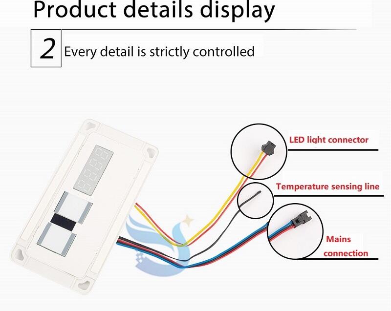 Wholesale Smart Bathroom Mirror Radar Sensor Led Dimmer Touch Switch With  Time Date Defogger manufacture