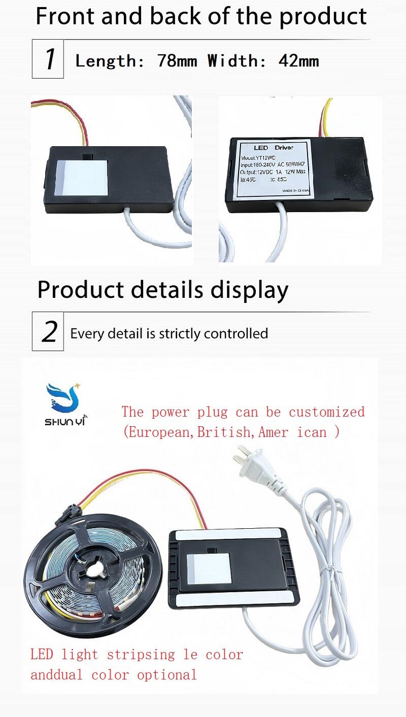 Single Bond Integrated 1A 12W Led Bathroom Makeup Light Dimmer Smart Hand Sweep Induction Led Touch Sensor Switch supplier