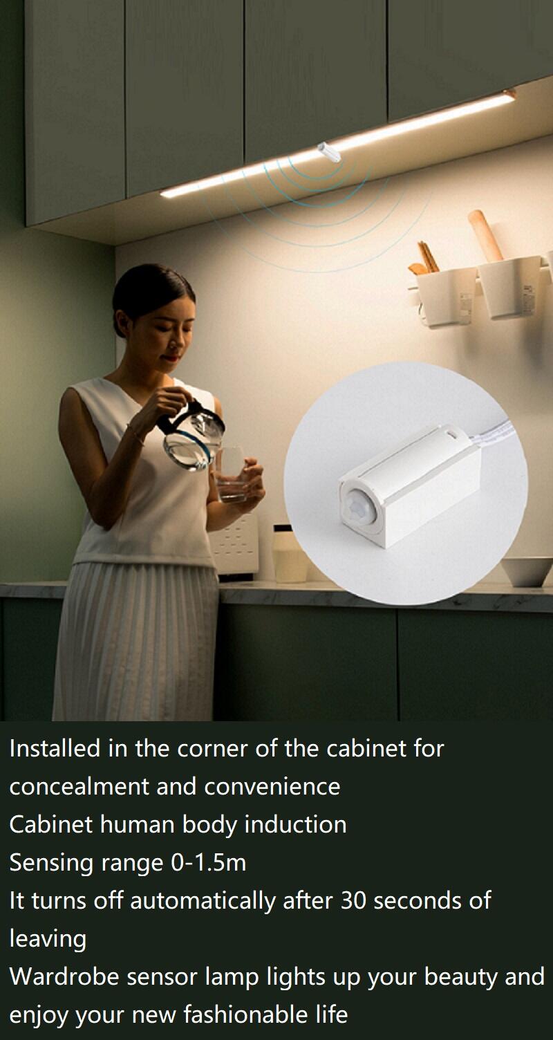 Dc12V Human Body Infrared Induction Switch Cabinet Wardrobe Led 12V Smart Wall Touch Sensor Switch manufacture