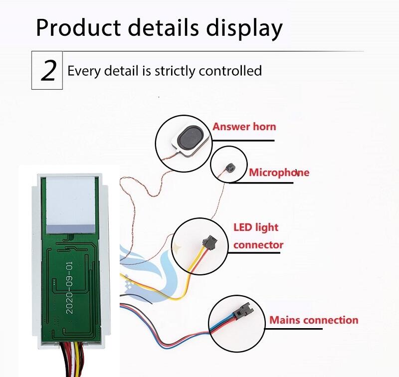 Smart Bathroom Mirror Dc 12V Singlebond Led Sensor Dimmer Touch Mirror Switch For Voice Operable factory