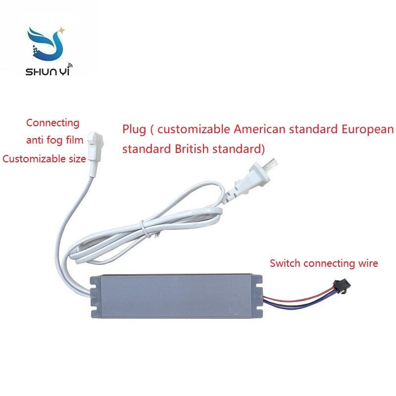 Ultra Thin Aluminum Shell Power Supply 13Mm Ac220V 3A36W Connect Anti Fog Film Lighting Driver Switching Power Supply supplier