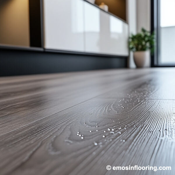 Upgrade your space with water-resistant laminate that stands up to everyday messes