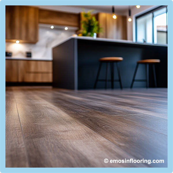 Vinyl plank flooring for basements