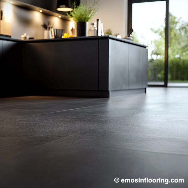 Water-resistant and slip-resistant properties make it ideal for kitchens