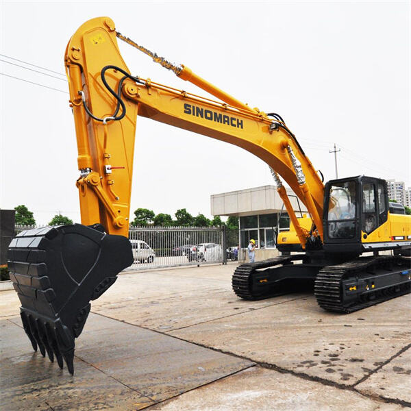 Máy đào bánh xe trong thực tế