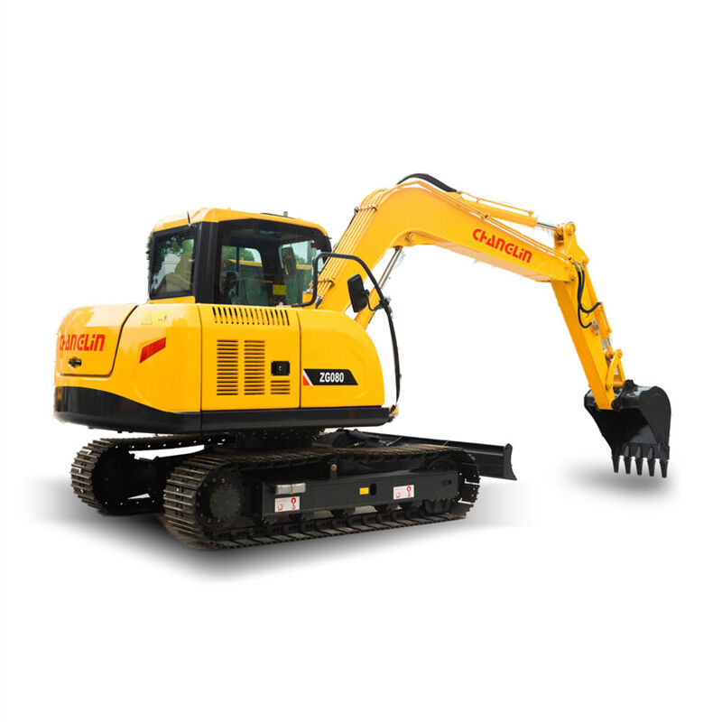 ZG080S Changlin Multi-function Machines 8ton Track Mini Digger Excavator With OEM Service