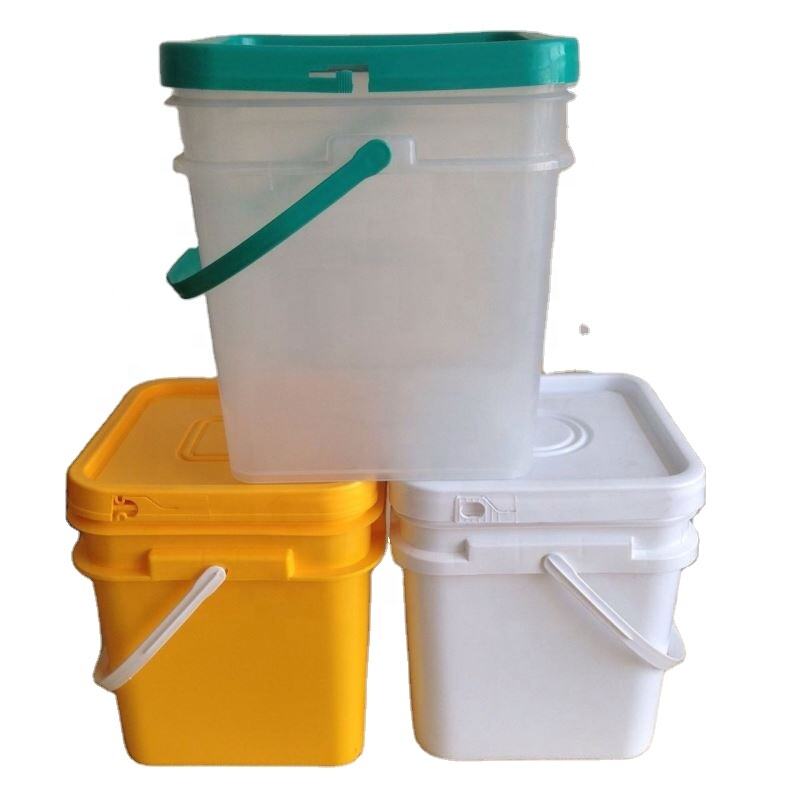 Plastic pails for industrial bulk storage and high-volume logistics