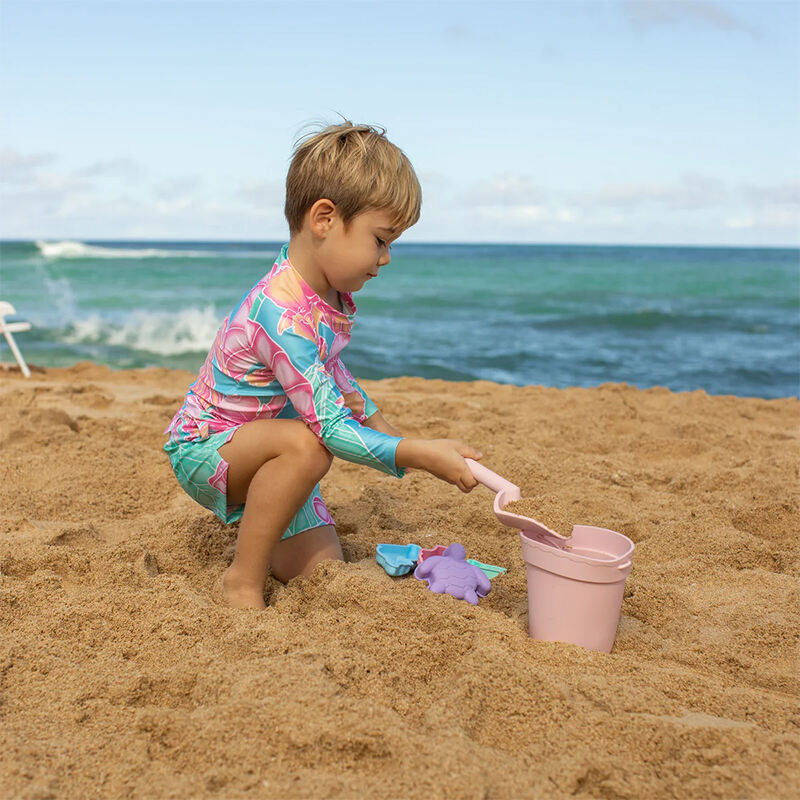 Custom Floral Printing Swimsuit for Mother And Kids details