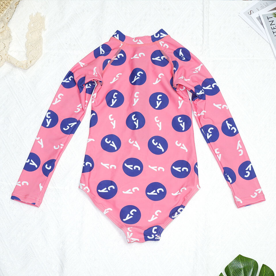 Cotton One Piece Swimsuits for Children details