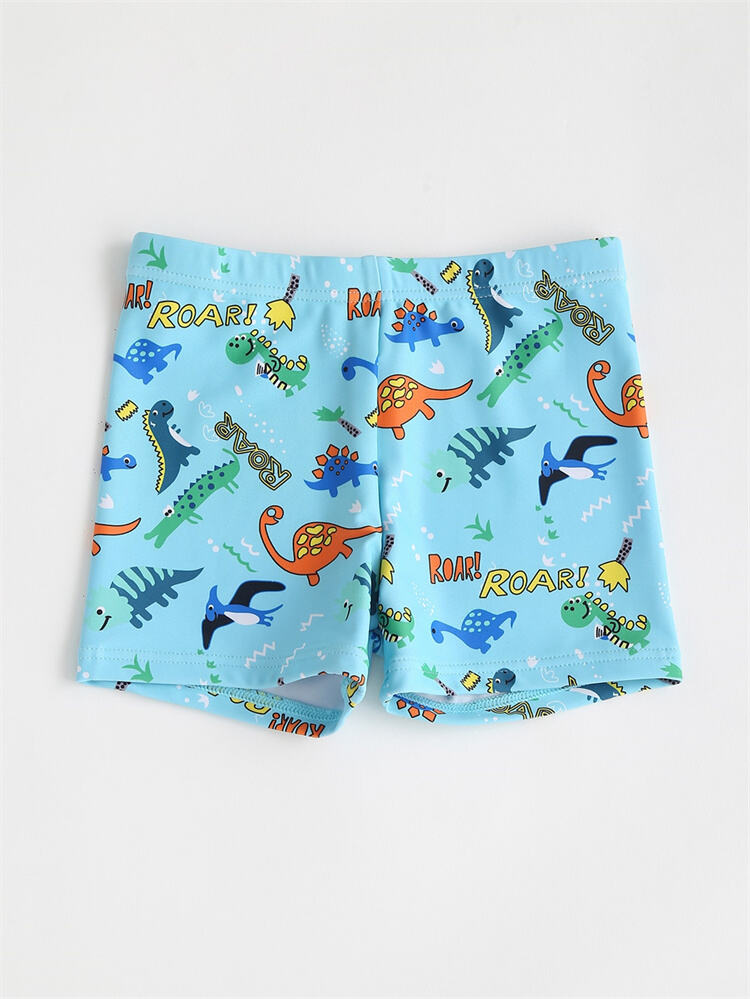 Dinosaur Print Quick Dry Swim Trunks for Kids factory