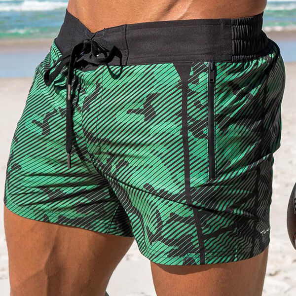 Innovation in Green Swim Trunks