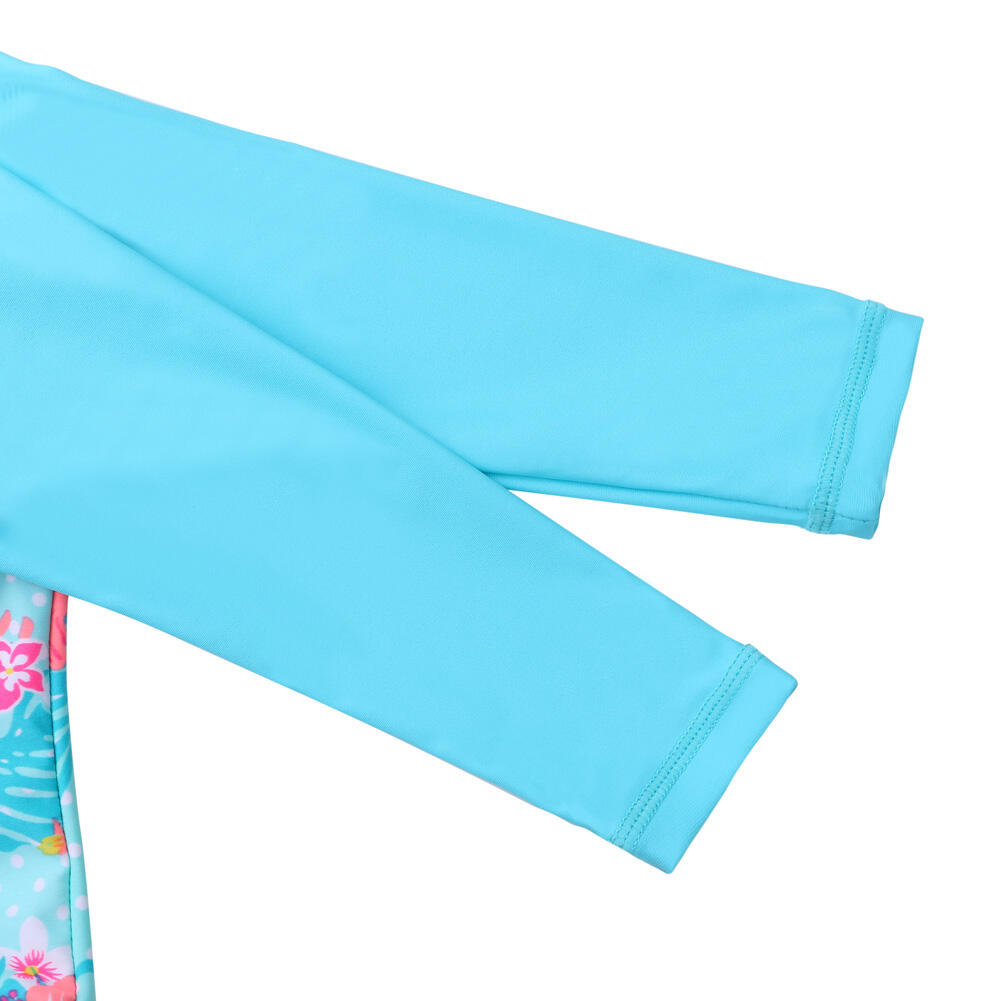 Long Sleeve Children Floral Swimwear factory