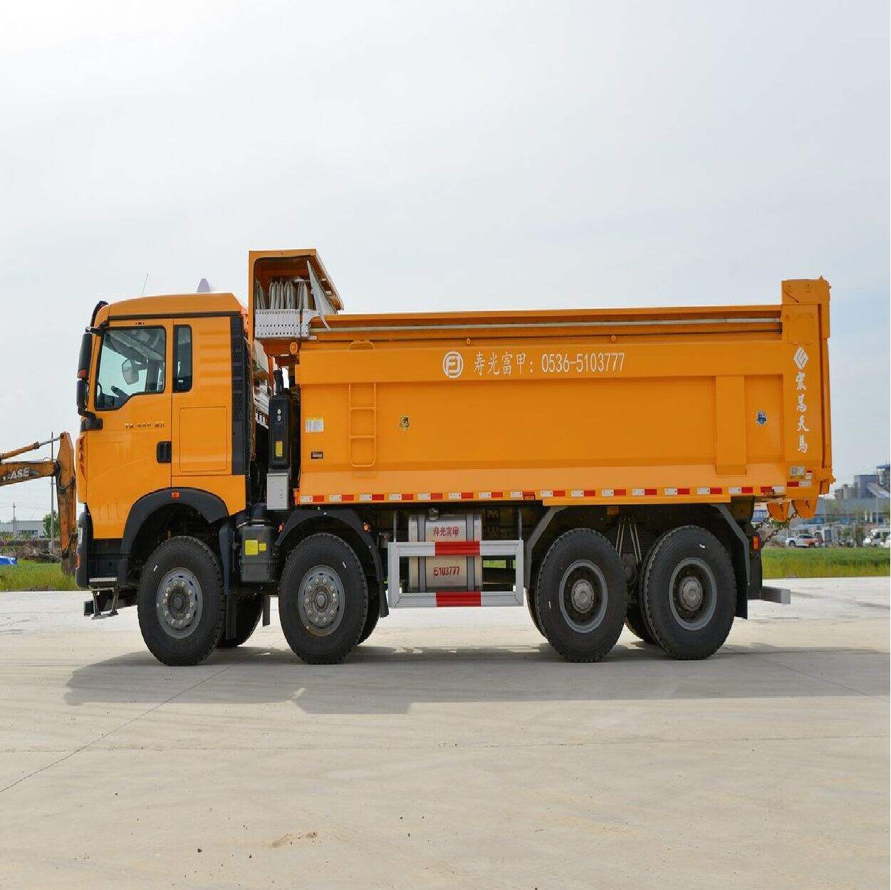 Security associated with Customizable Colors 12 Ton Dump Truck