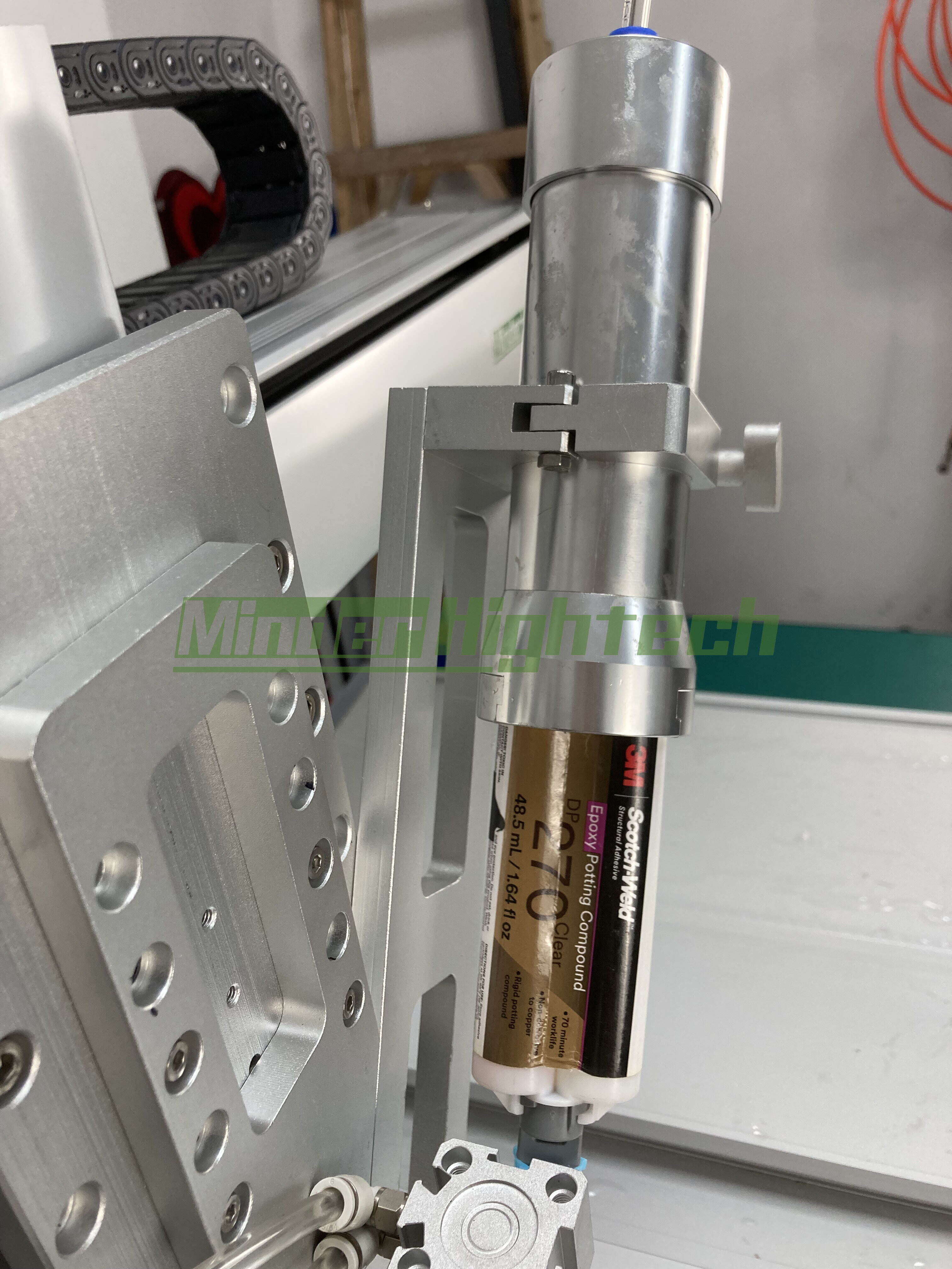 PCB Benchtop Automatic Epoxy Glue Dispenser / AB Dispensing Robot Machine factory