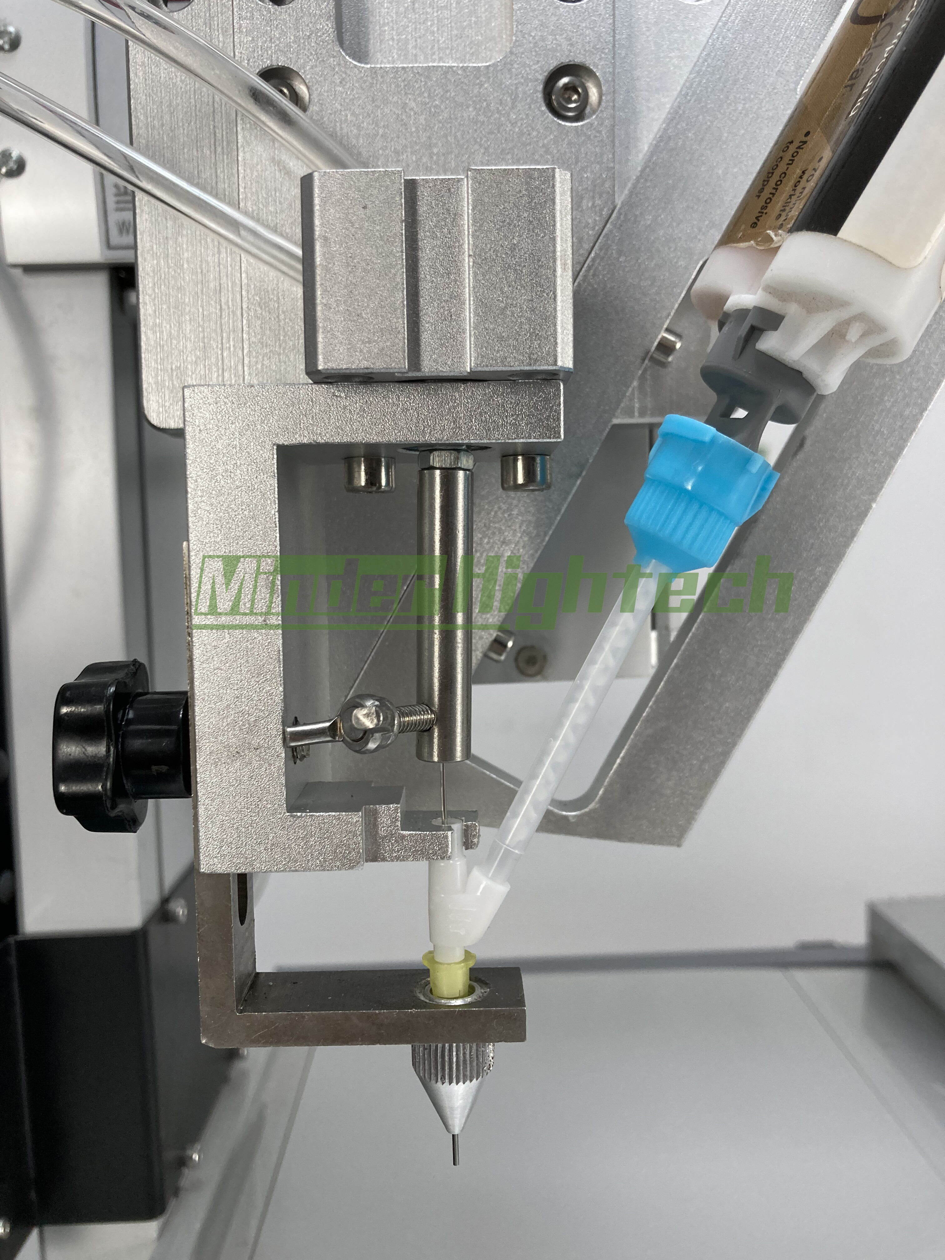 PCB Benchtop Automatic Epoxy Glue Dispenser / AB Dispensing Robot Machine details