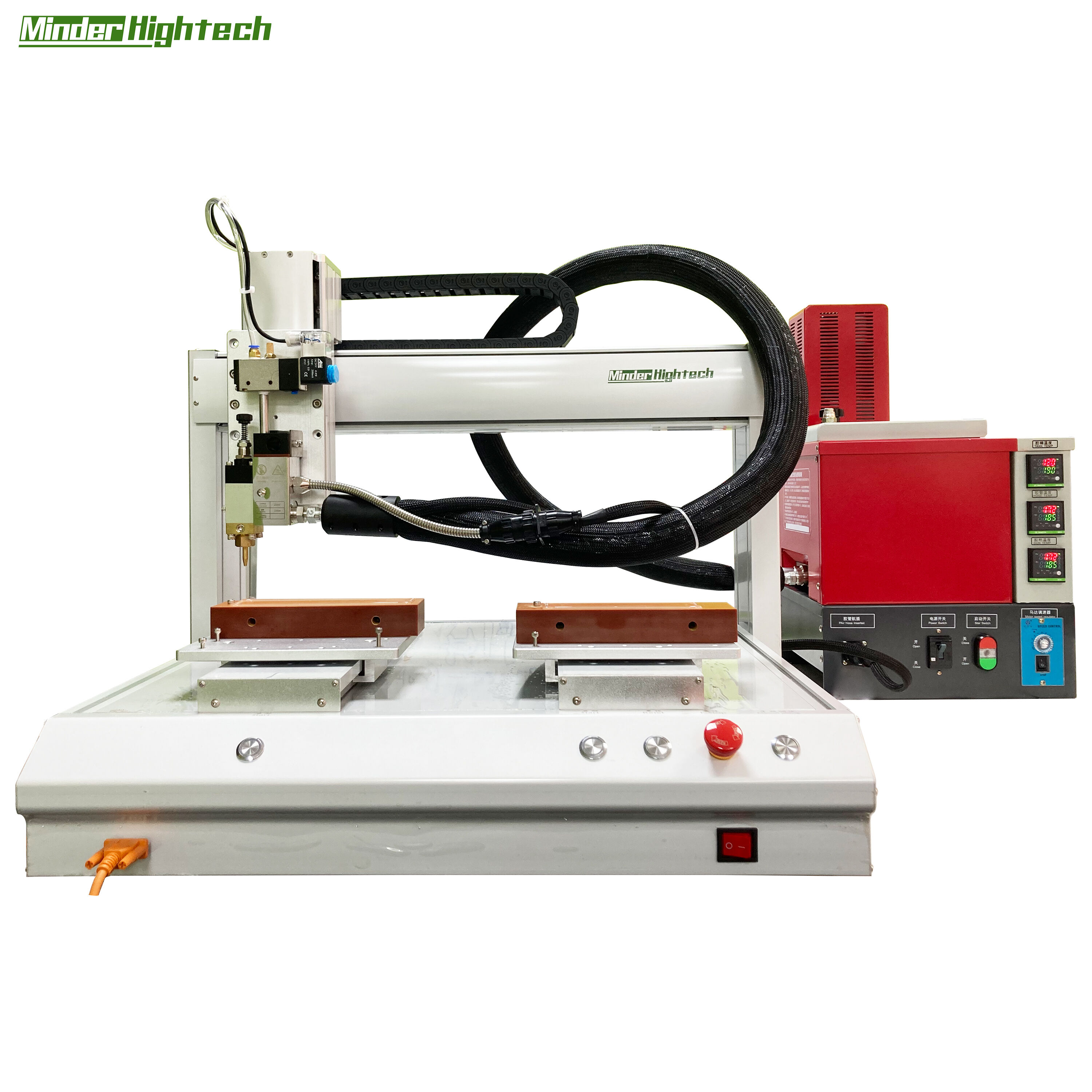 PCB Benchtop Automatic Epoxy Glue Dispenser / AB Dispensing Robot Machine factory