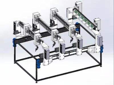 Gantry type Soldering robot for solar panel