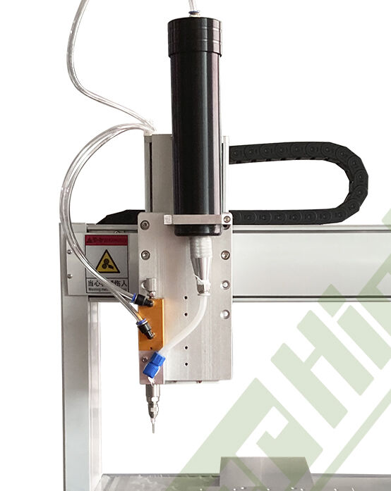 PCB Benchtop Automatic Epoxy Glue Dispenser / AB Dispensing Robot Machine factory